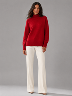Maglione Donna | Collo Alto & Linea Oversize Avvolgente