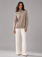 Maglione Donna | Collo Alto & Linea Oversize Avvolgente