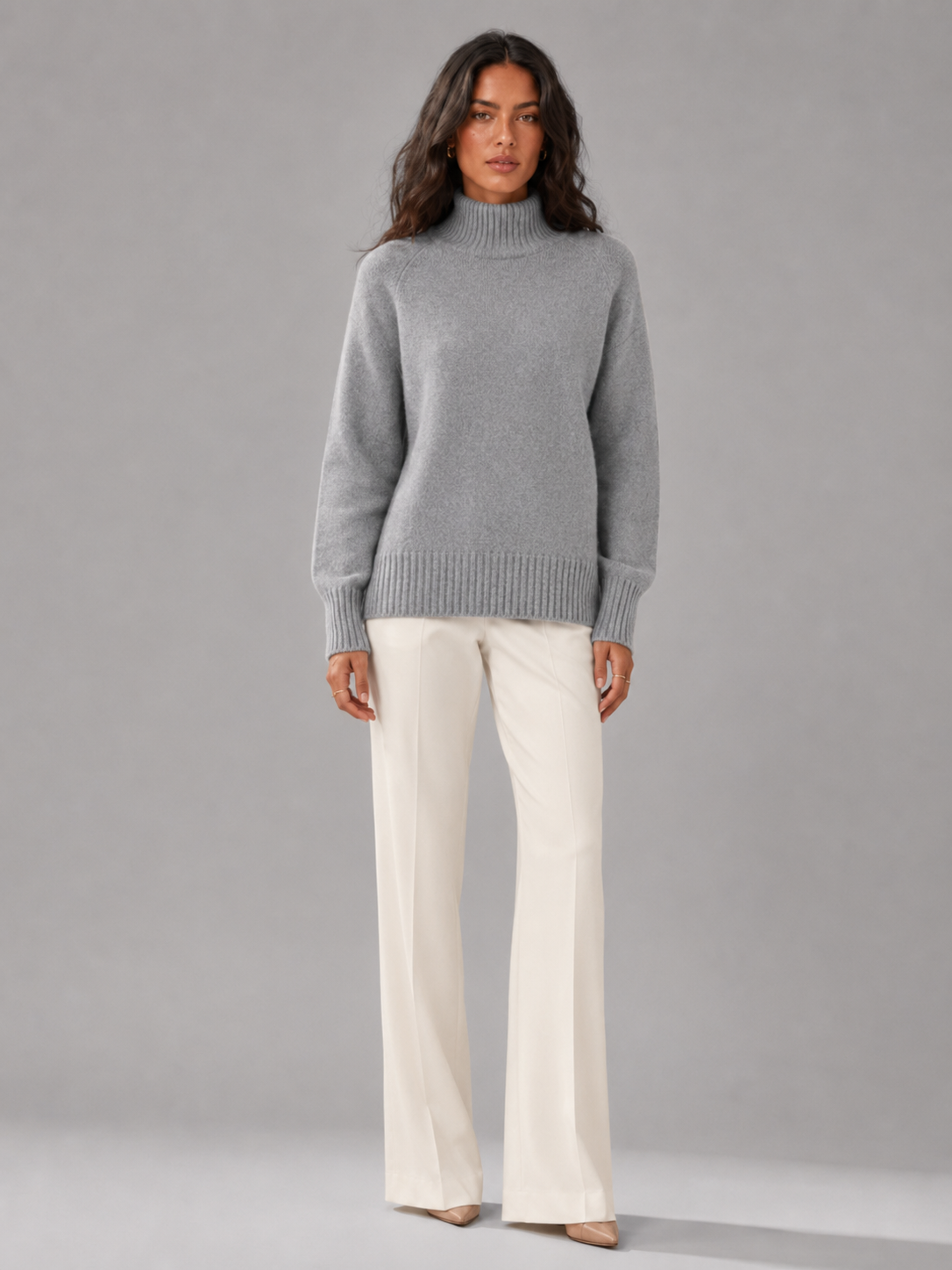 Maglione Donna | Collo Alto & Linea Oversize Avvolgente