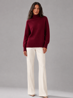 Maglione Donna | Collo Alto & Linea Oversize Avvolgente