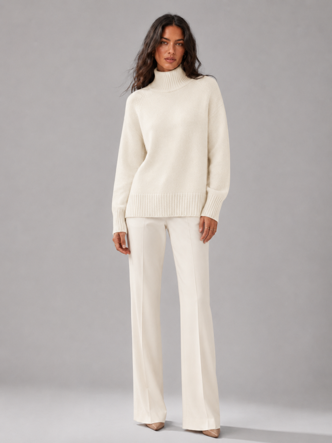 Maglione Donna | Collo Alto & Linea Oversize Avvolgente