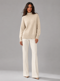 Maglione Donna | Collo Alto & Linea Oversize Avvolgente