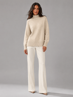 Maglione Donna | Collo Alto & Linea Oversize Avvolgente