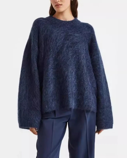 Maglione Donna Oversize Morbido Eleganza Discreta Avvolgente