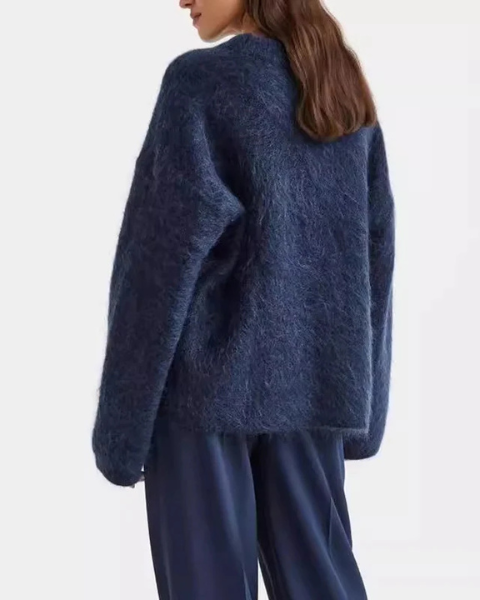 Maglione Donna Oversize Morbido Eleganza Discreta Avvolgente