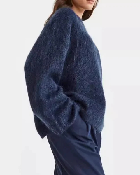 Maglione Donna Oversize Morbido Eleganza Discreta Avvolgente