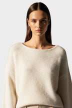 Maglione Da Donna Con Scollo A Barca E Vestibilità Morbida, immagine 4