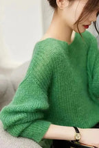 Maglione Da Donna Con Scollo A Barca E Vestibilità Morbida, immagine 6