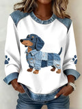 Maglione Donna | Stampa Grafica & Dettagli a Contrasto