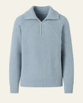 Maglione Uomo | Colletto Ampio & Mezza Zip Pratica