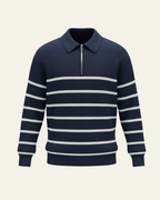 Maglione Uomo | Colletto Elegante & Mezza Zip Pratica