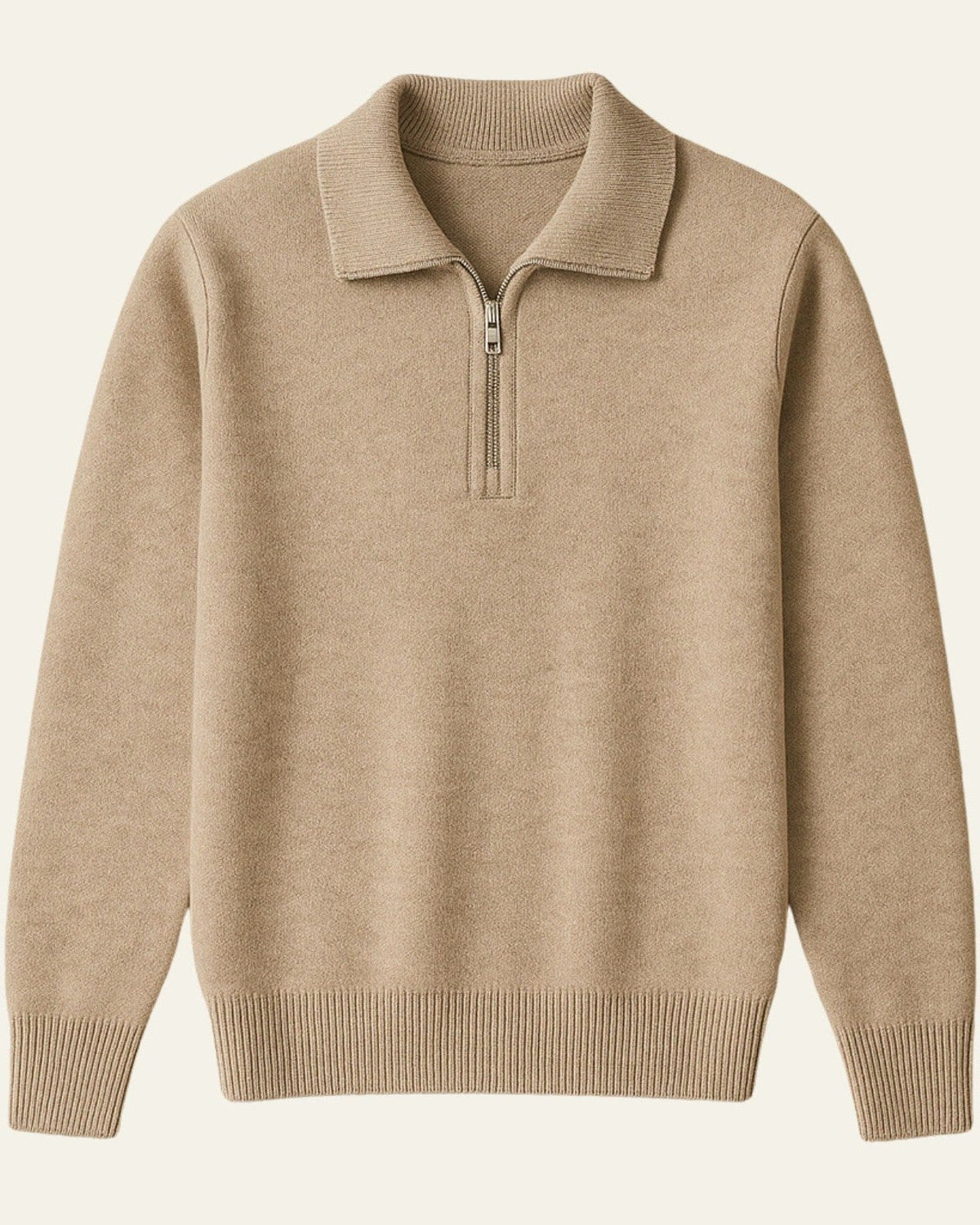 Maglione Uomo | Colletto Elegante & Zip Pratica