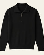 Maglione Uomo | Colletto Elegante & Zip Pratica