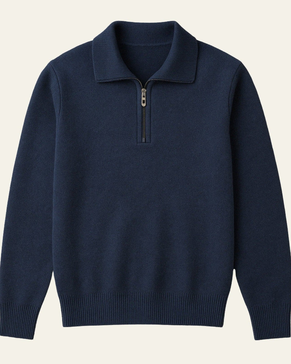 Maglione Uomo | Colletto Elegante & Zip Pratica