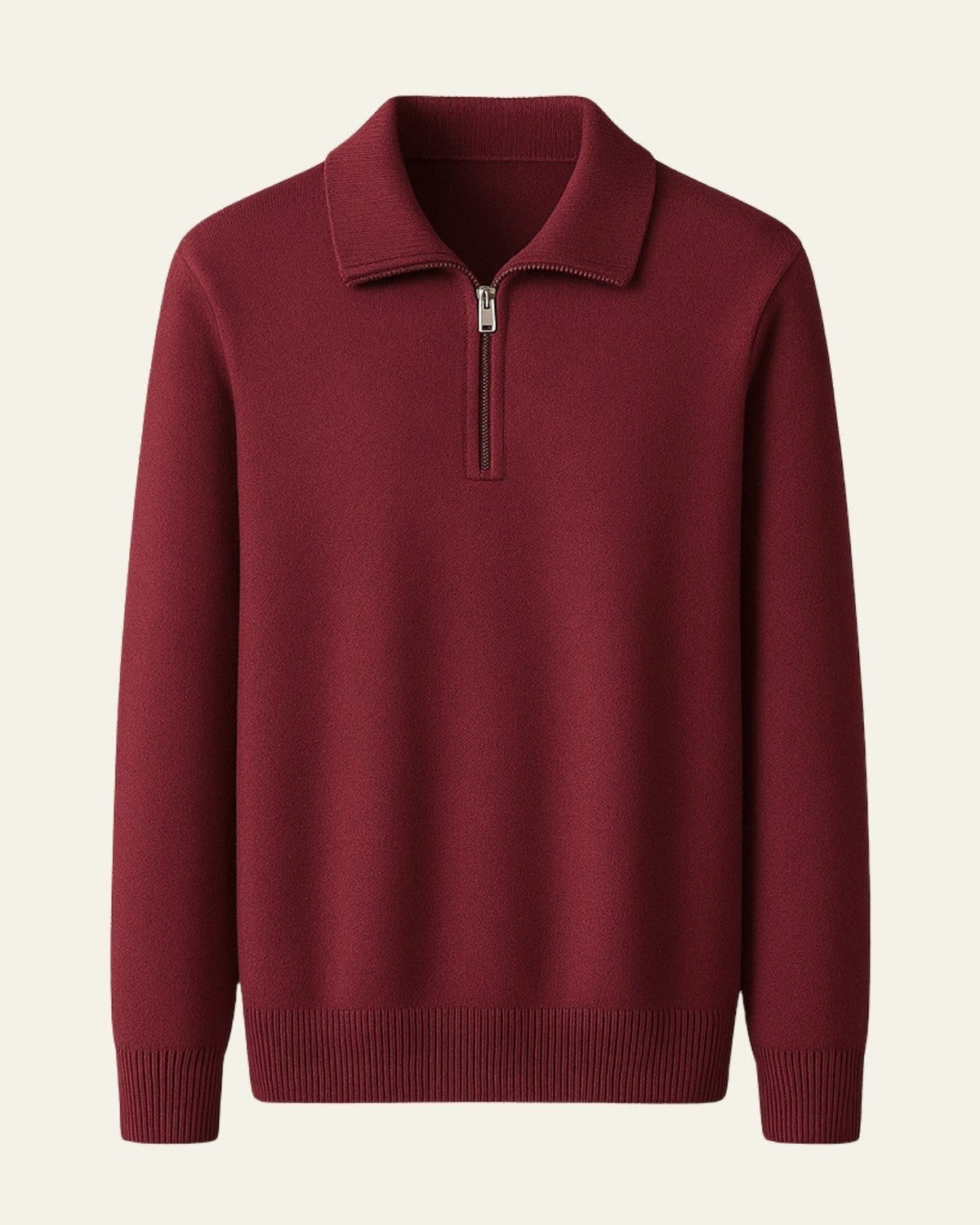 Maglione Uomo | Colletto Elegante & Zip Pratica