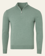 Maglione Uomo | Collo Alto & Mezza Cerniera Pratica