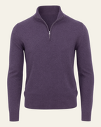 Maglione Uomo | Collo Alto & Mezza Cerniera Pratica