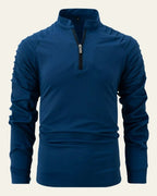 Maglione Uomo | Collo Alto & Mezza Zip Pratica