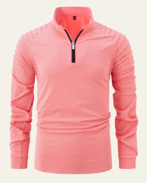 Maglione Uomo | Collo Alto & Mezza Zip Pratica