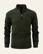 Maglione Uomo | Collo Alto & Mezza Zip Pratica