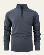 Maglione Uomo | Collo Alto & Mezza Zip Pratica