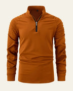 Maglione Uomo | Collo Alto & Mezza Zip Pratica