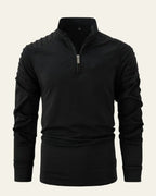 Maglione Uomo | Collo Alto & Mezza Zip Pratica