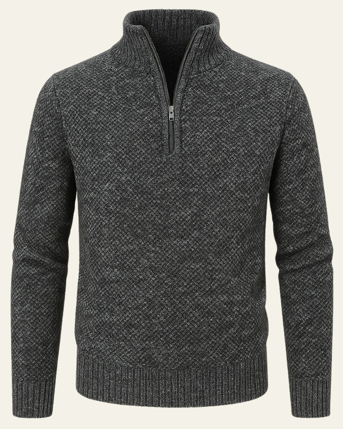 Maglione Uomo | Collo Alto & Texture Avvolgente