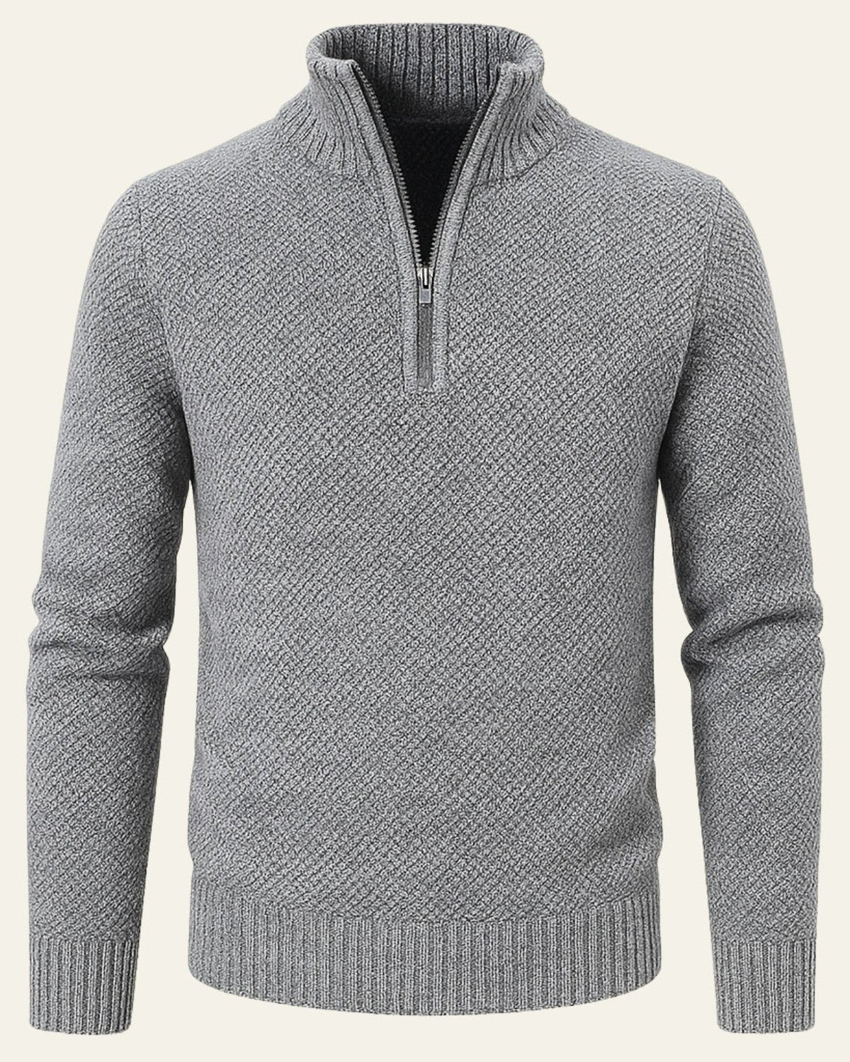 Maglione Uomo | Collo Alto & Texture Avvolgente