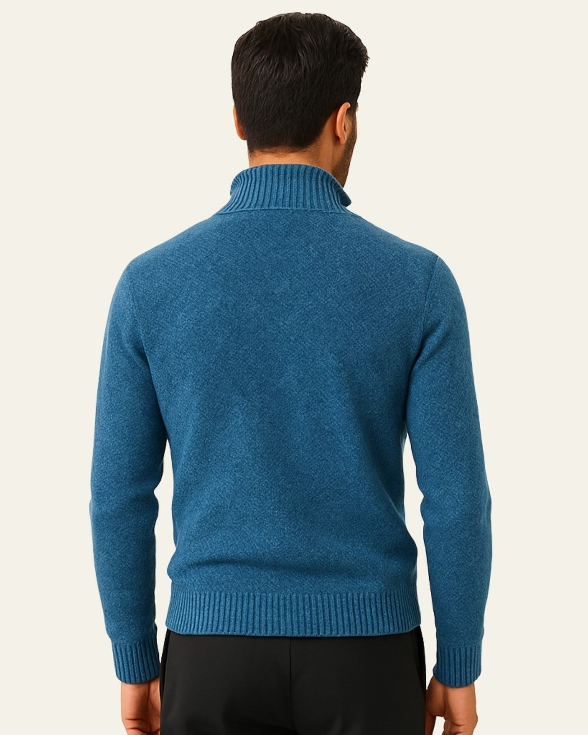 Maglione Uomo | Collo Alto & Texture Avvolgente