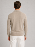 Maglione Uomo | Collo Polo con Mezza Zip Raffinato