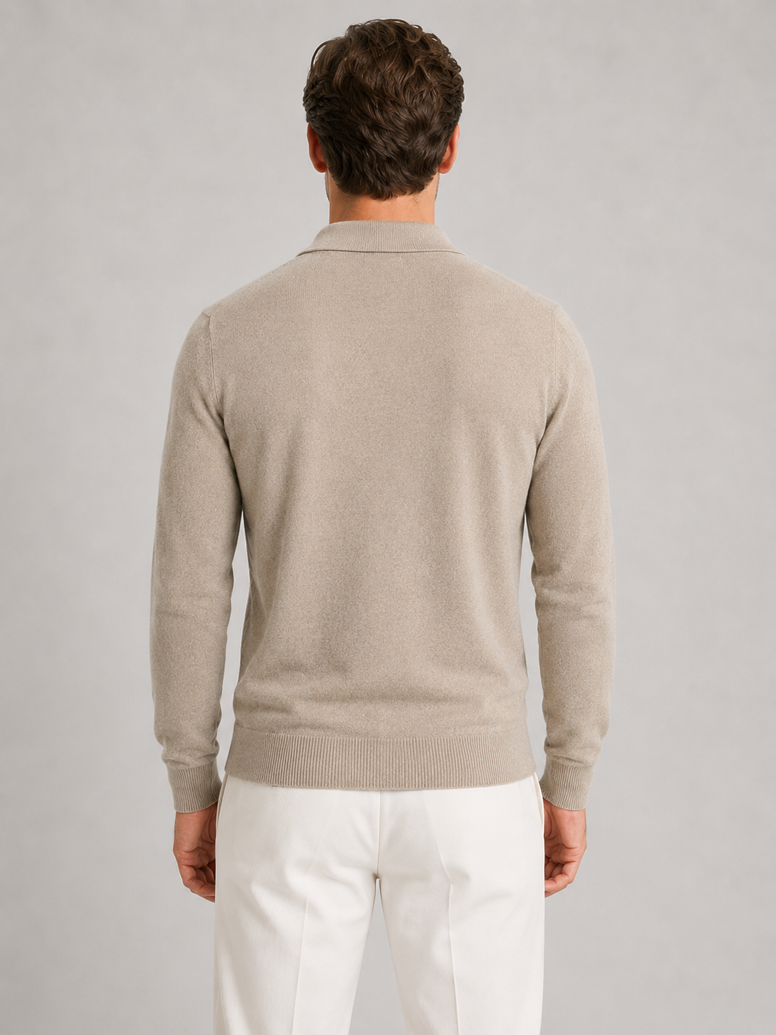 Maglione Uomo | Collo Polo con Mezza Zip Raffinato