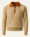 Maglione Uomo | Collo Polo con Zip & Taschino