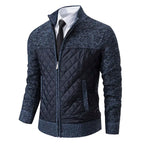 Maglione Ibrido Da Uomo Con Collo Alto E Zip Frontale, immagine 5