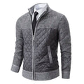 Maglione Ibrido Da Uomo Con Collo Alto E Zip Frontale, immagine 1