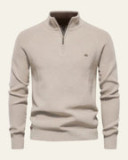 Maglione Uomo | Zip Pratica & Collo Alto Avvolgente