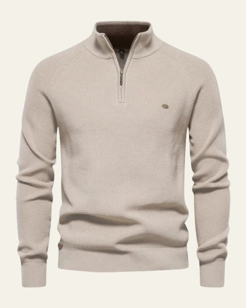 Maglione Uomo | Zip Pratica & Collo Alto Avvolgente