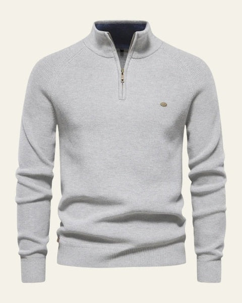 Maglione Uomo | Zip Pratica & Collo Alto Avvolgente