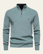 Maglione Uomo | Zip Pratica & Collo Alto Avvolgente