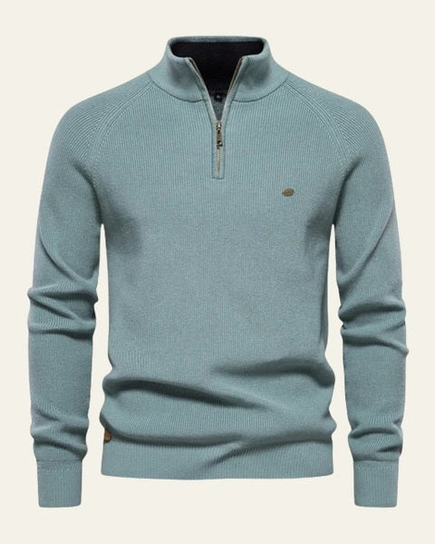 Maglione Uomo | Zip Pratica & Collo Alto Avvolgente
