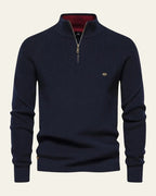 Maglione Uomo | Zip Pratica & Collo Alto Avvolgente