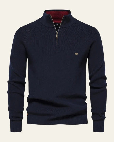 Maglione Uomo | Zip Pratica & Collo Alto Avvolgente