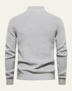 Maglione Uomo | Zip Pratica & Collo Alto Avvolgente