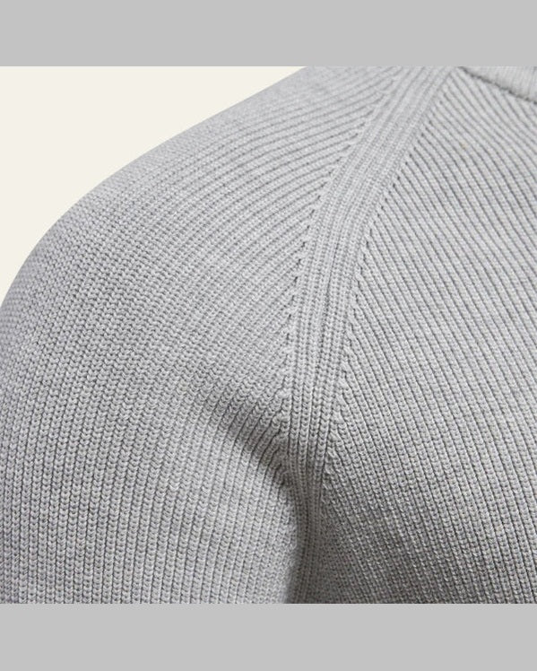 Maglione Uomo | Zip Pratica & Collo Alto Avvolgente