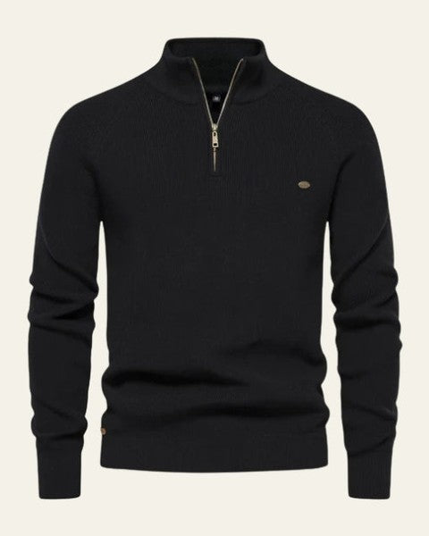 Maglione Uomo | Zip Pratica & Collo Alto Avvolgente