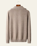 Maglione Uomo | Zip a Quarto & Trecce Eleganti