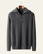 Maglione Uomo | Zip a Quarto & Trecce Eleganti
