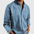 Camicia Casual Da Uomo A Maniche Lunghe Con Taschino Frontale, immagine 10