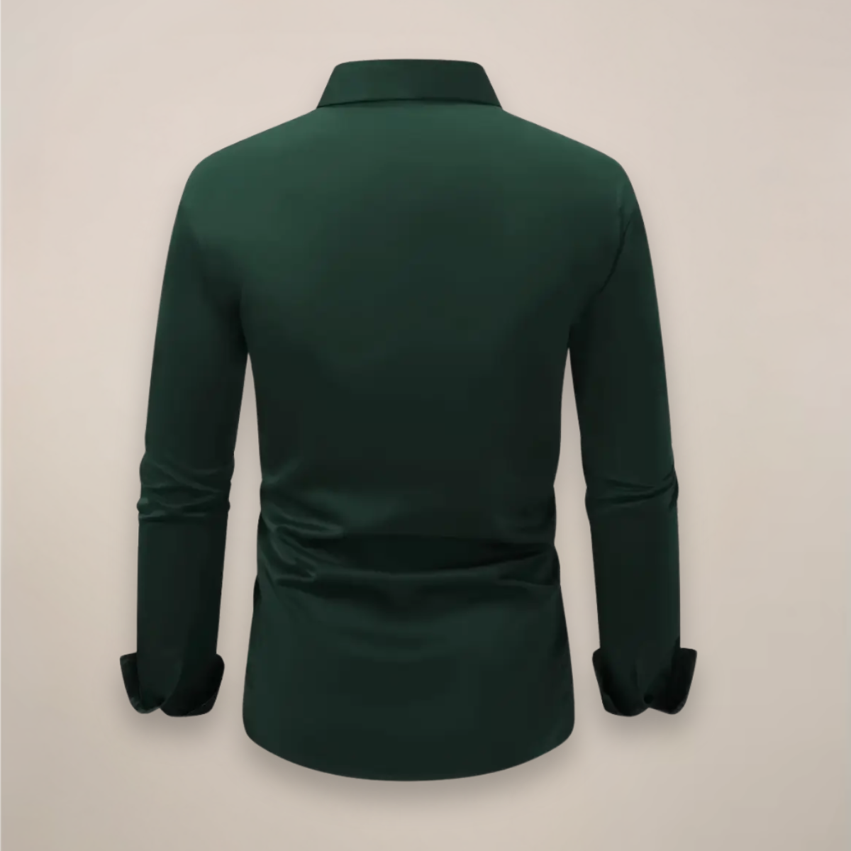 Camicia Slim Da Uomo A Maniche Lunghe Con Colletto Classico, immagine 8