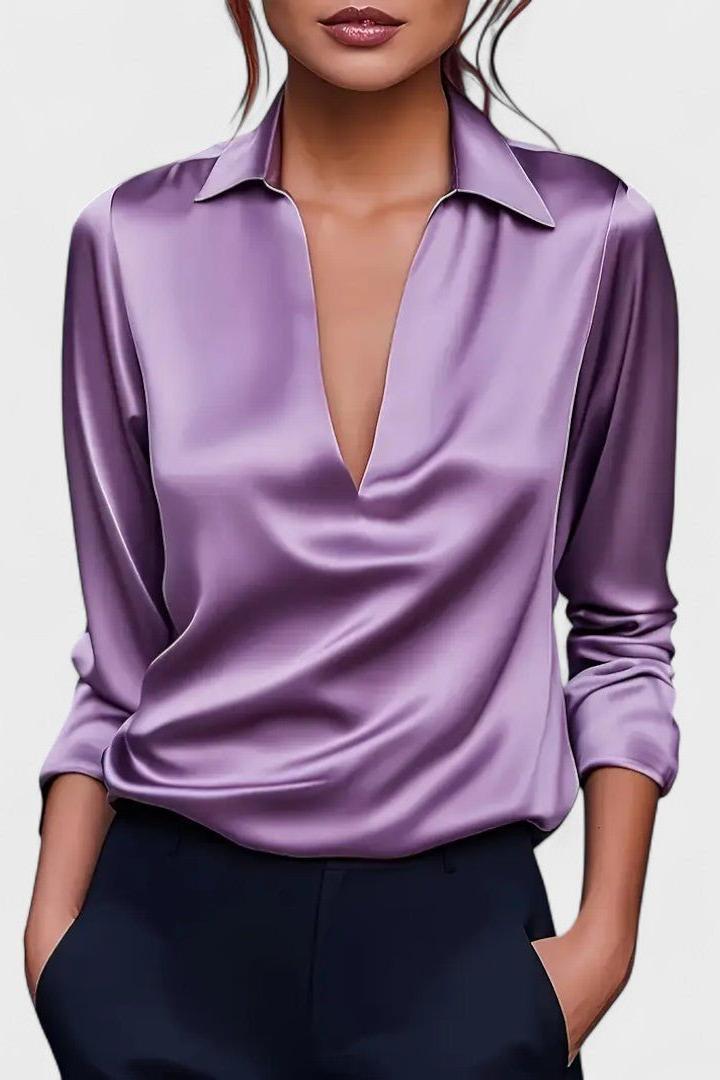 Maniche Lunghe Top Donna | Scollo a V & Comfort